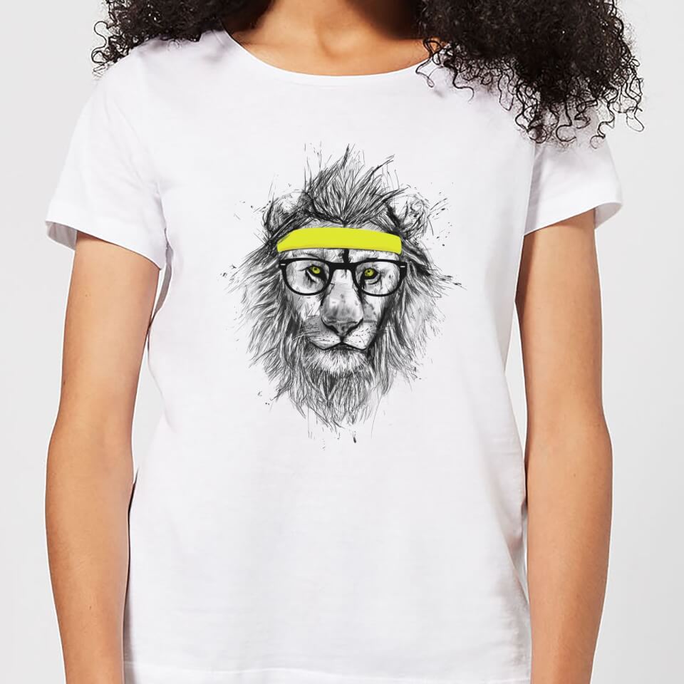 Balazs Solti Lion And Sweatband Women's T-Shirt - White