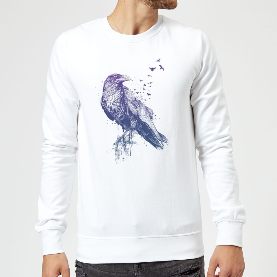 Balazs Solti Birds Flying Sweatshirt - White