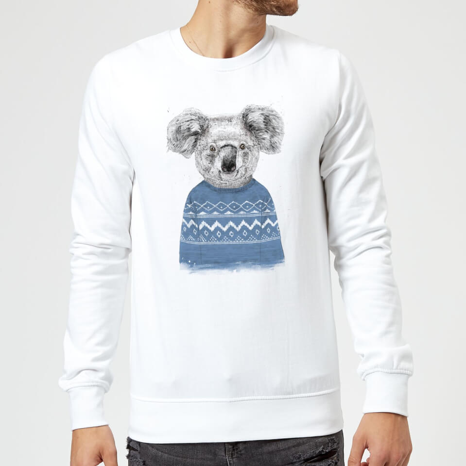 Balazs Solti Koala And Jumper Sweatshirt - White