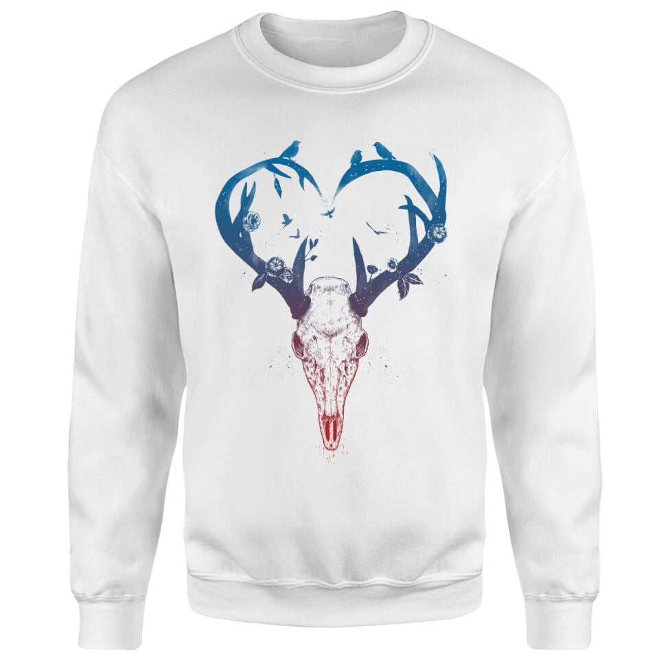 Balazs Solti Antlers Sweatshirt - White 2