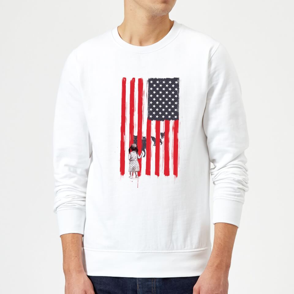 Balazs Solti USA Cage Sweatshirt - White