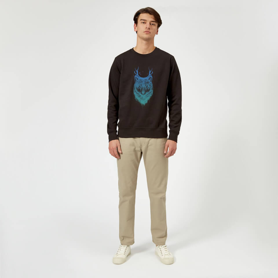 Balazs Solti Wolf Sweatshirt - Black 1