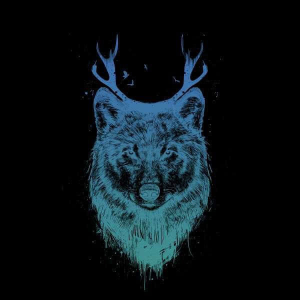Balazs Solti Wolf Sweatshirt - Black 0