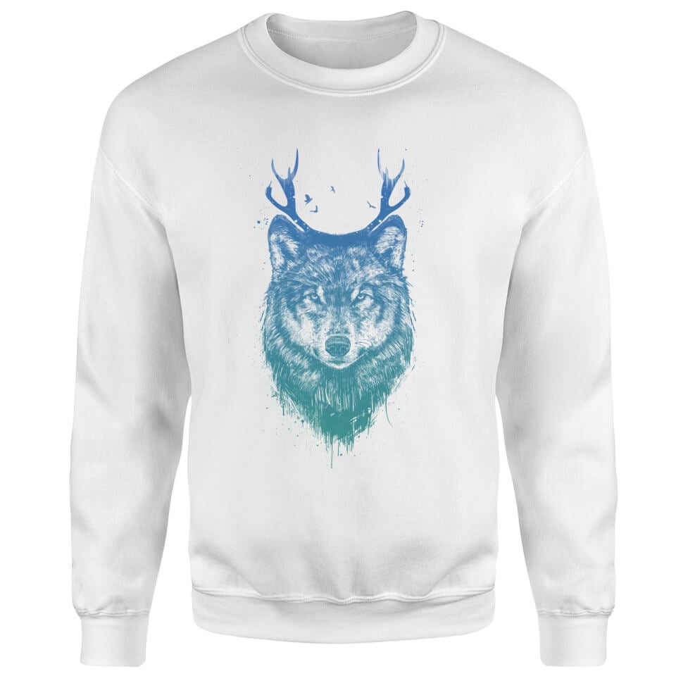 Balazs Solti Wolf Sweatshirt - White 2