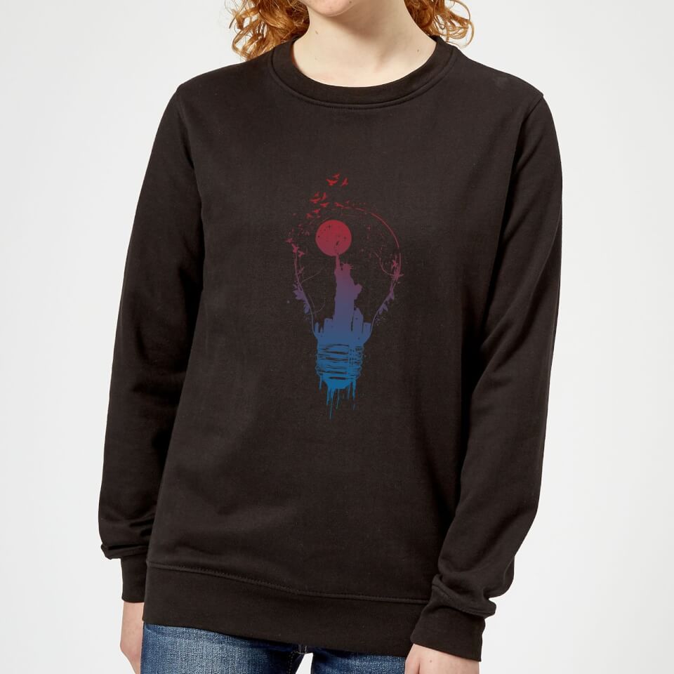 NYC Moon Women's Sweatshirt - Black