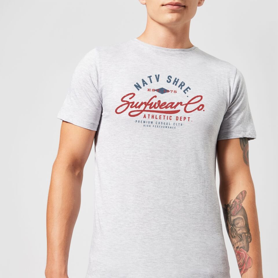 Native Shore Athletic DEPT. Men's T-Shirt - Grey