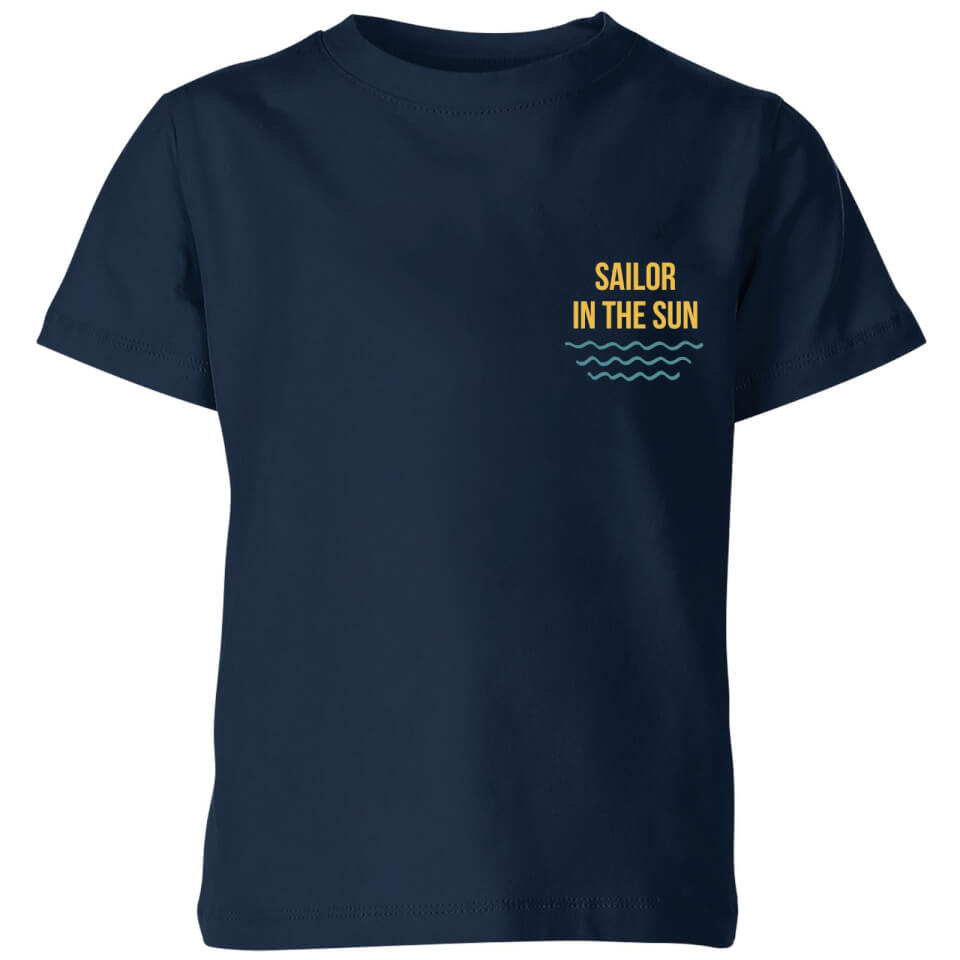 My Little Rascal Sailor In The Sun Kids' T-Shirt - Navy