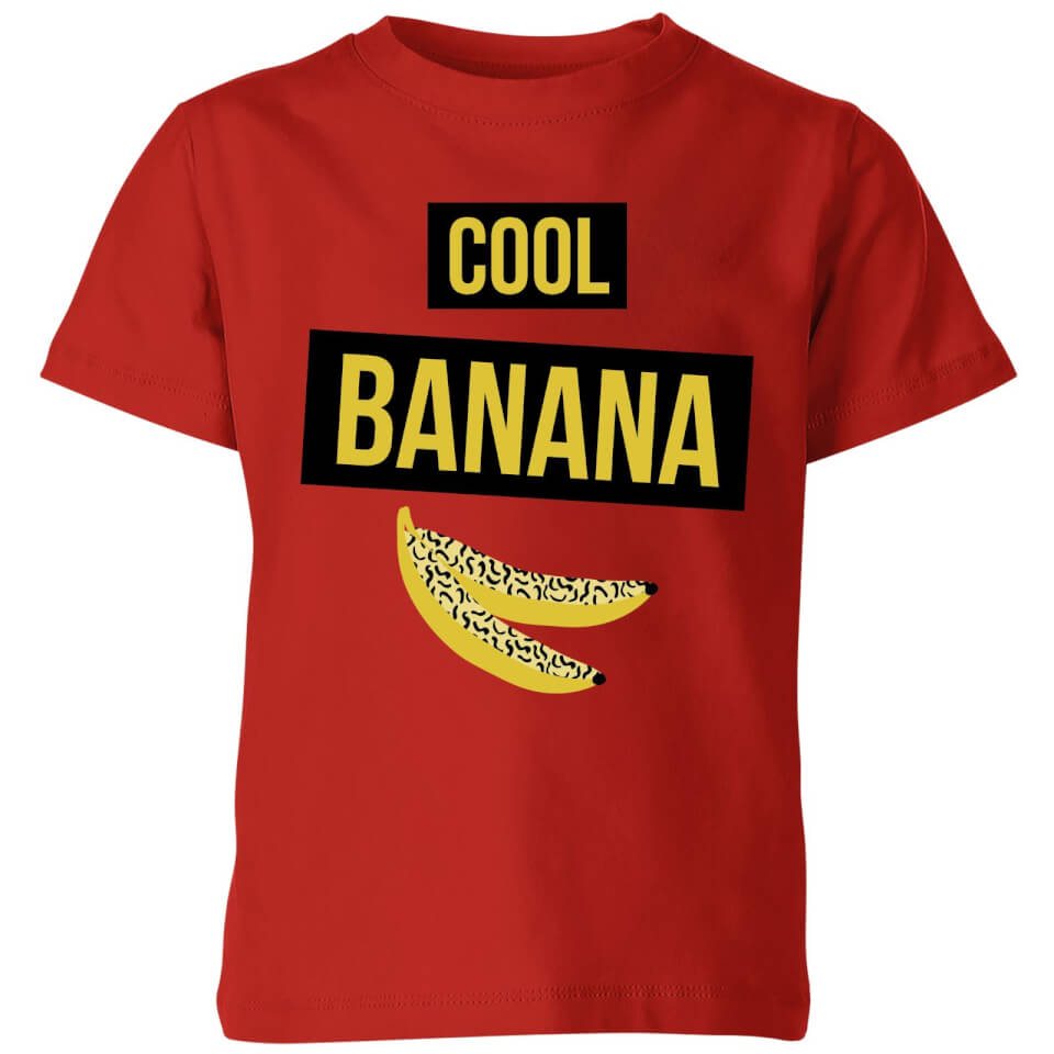 My Little Rascal Cool Banana Kids' T-Shirt - Red