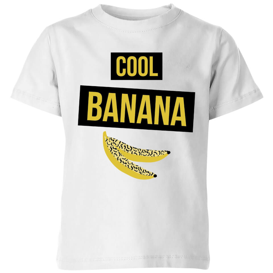 My Little Rascal Cool Banana Kids' T-Shirt - White