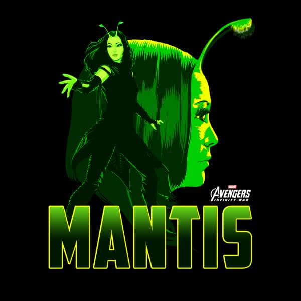 Avengers Mantis Men's T-Shirt - Black 0