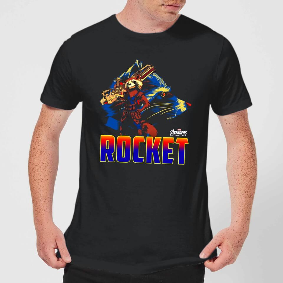 Avengers Rocket Men's T-Shirt - Black