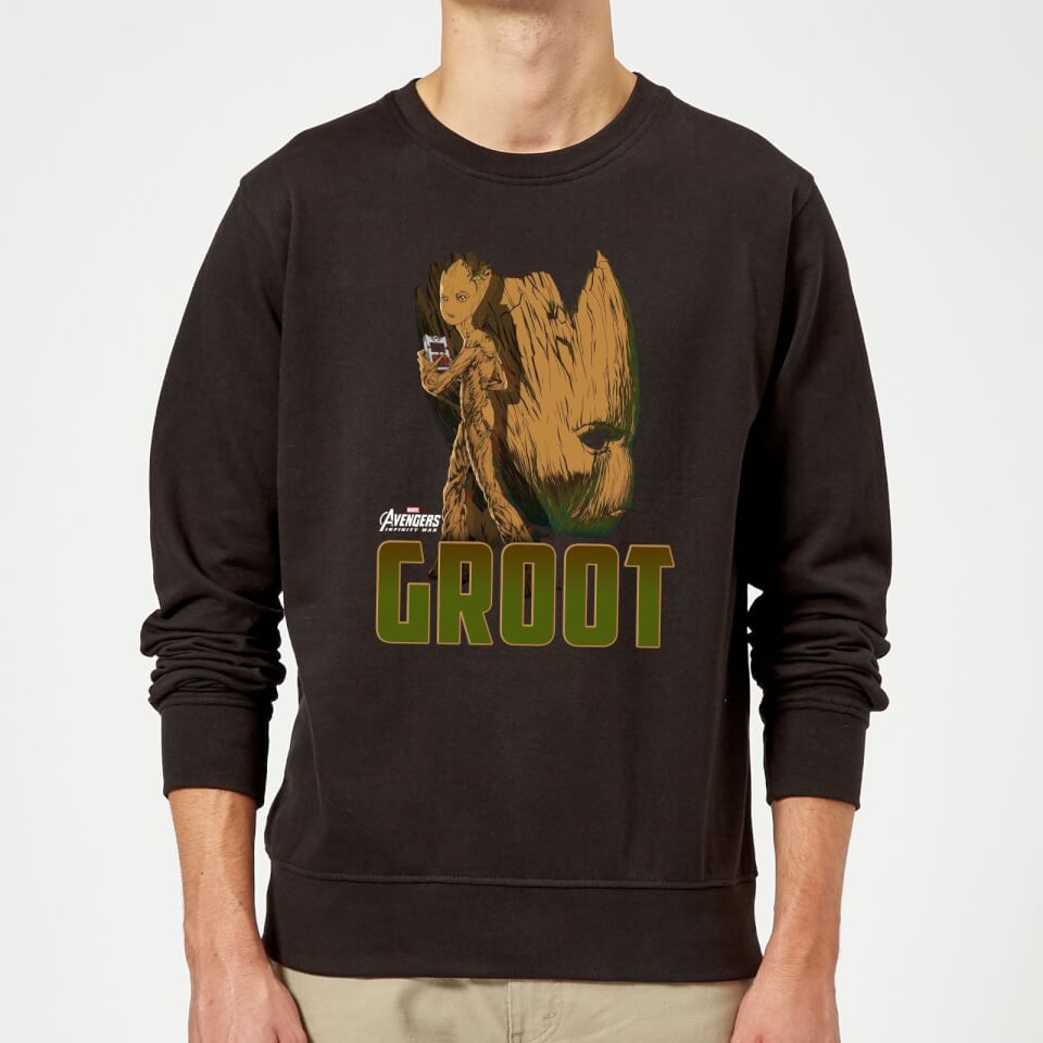 Avengers Groot Sweatshirt - Black