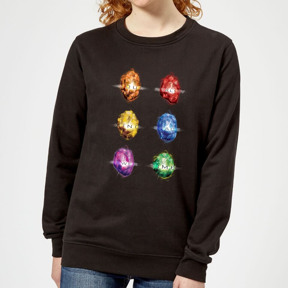 Avengers Infinity Stones Women's Sweatshirt - Black