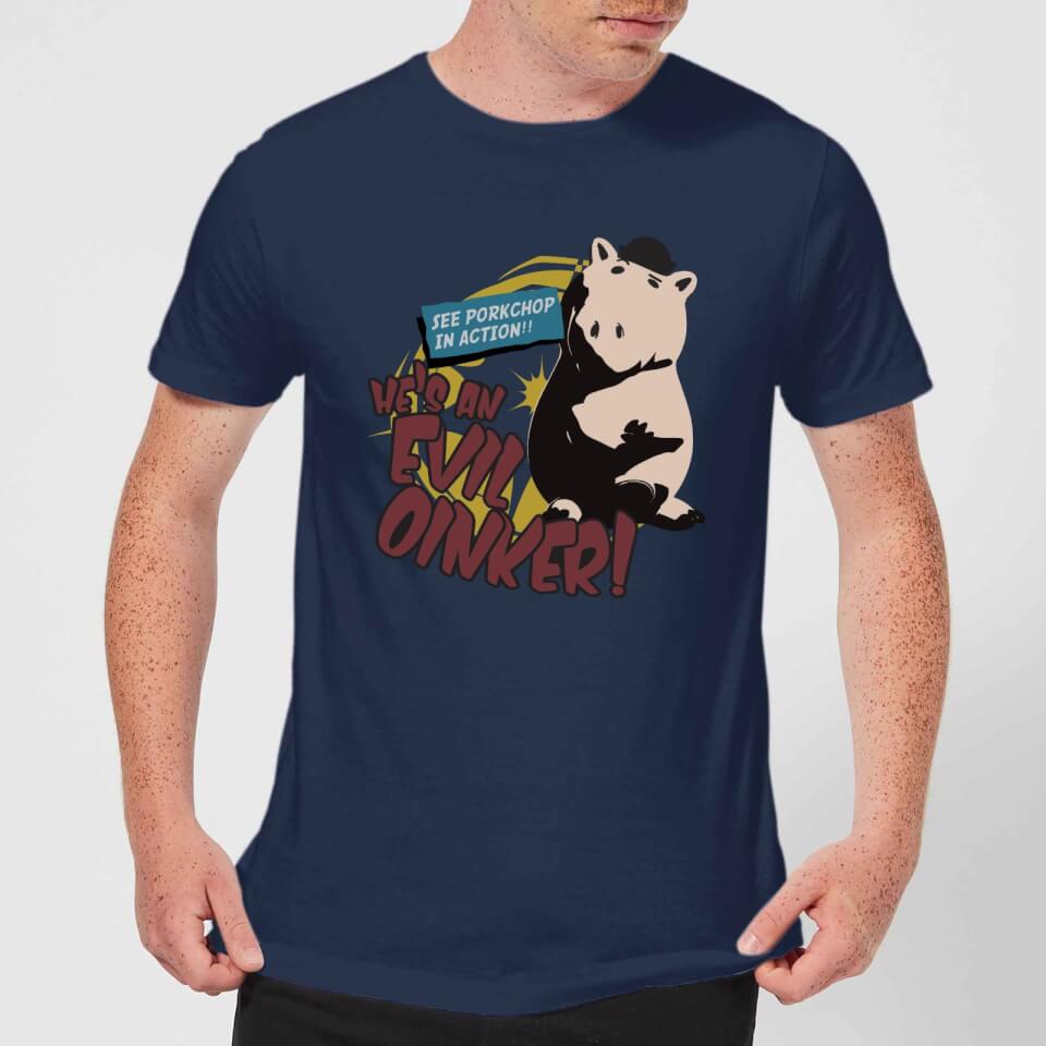 Toy Story Evil Oinker Men's T-Shirt - Navy