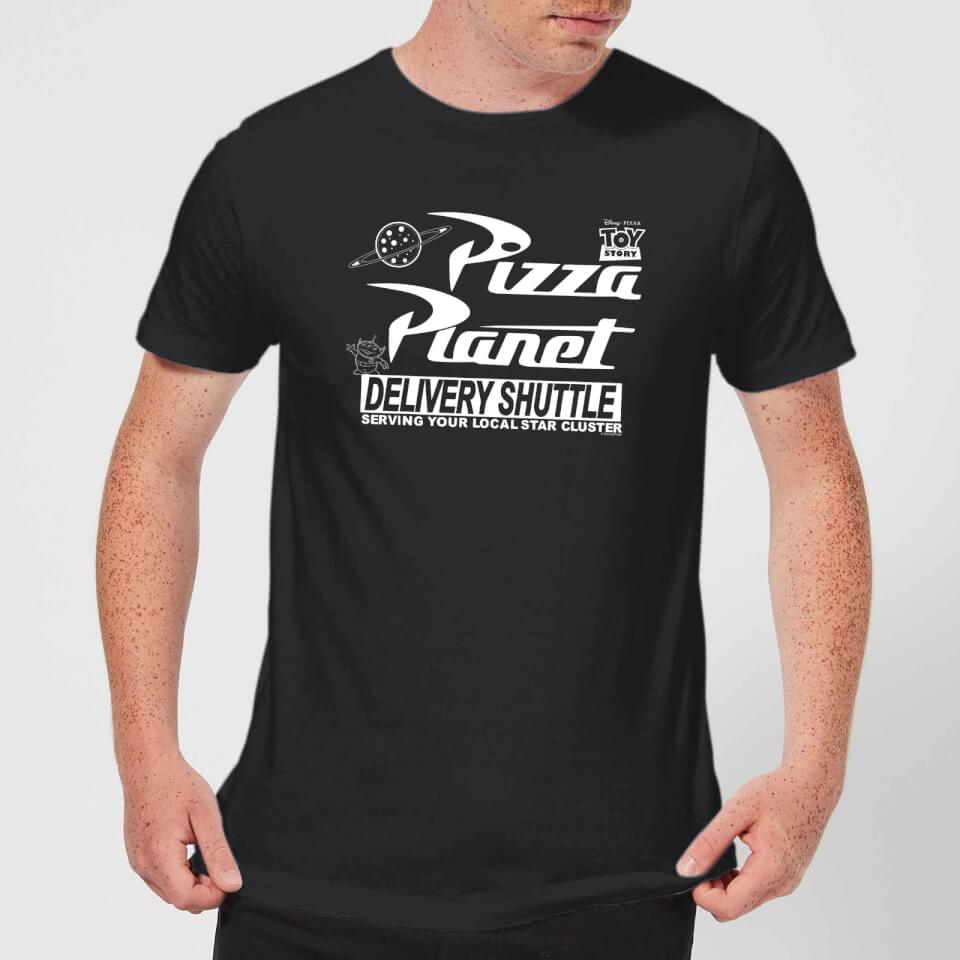 Toy Story Pizza Planet Logo Men's T-Shirt - Black