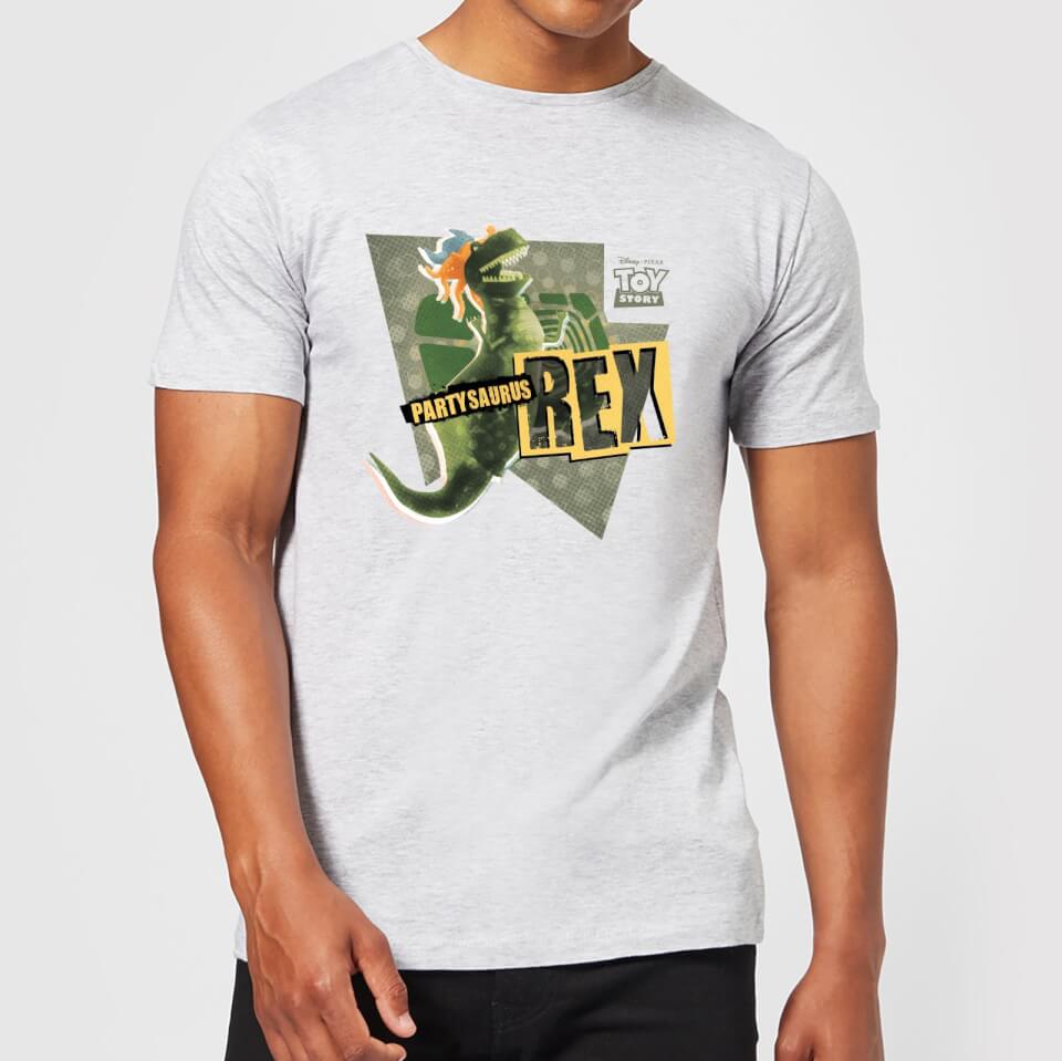 Toy Story Partysaurus Rex Men's T-Shirt - Grey