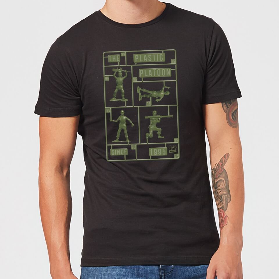 Toy Story Plastic Platoon Men's T-Shirt - Black
