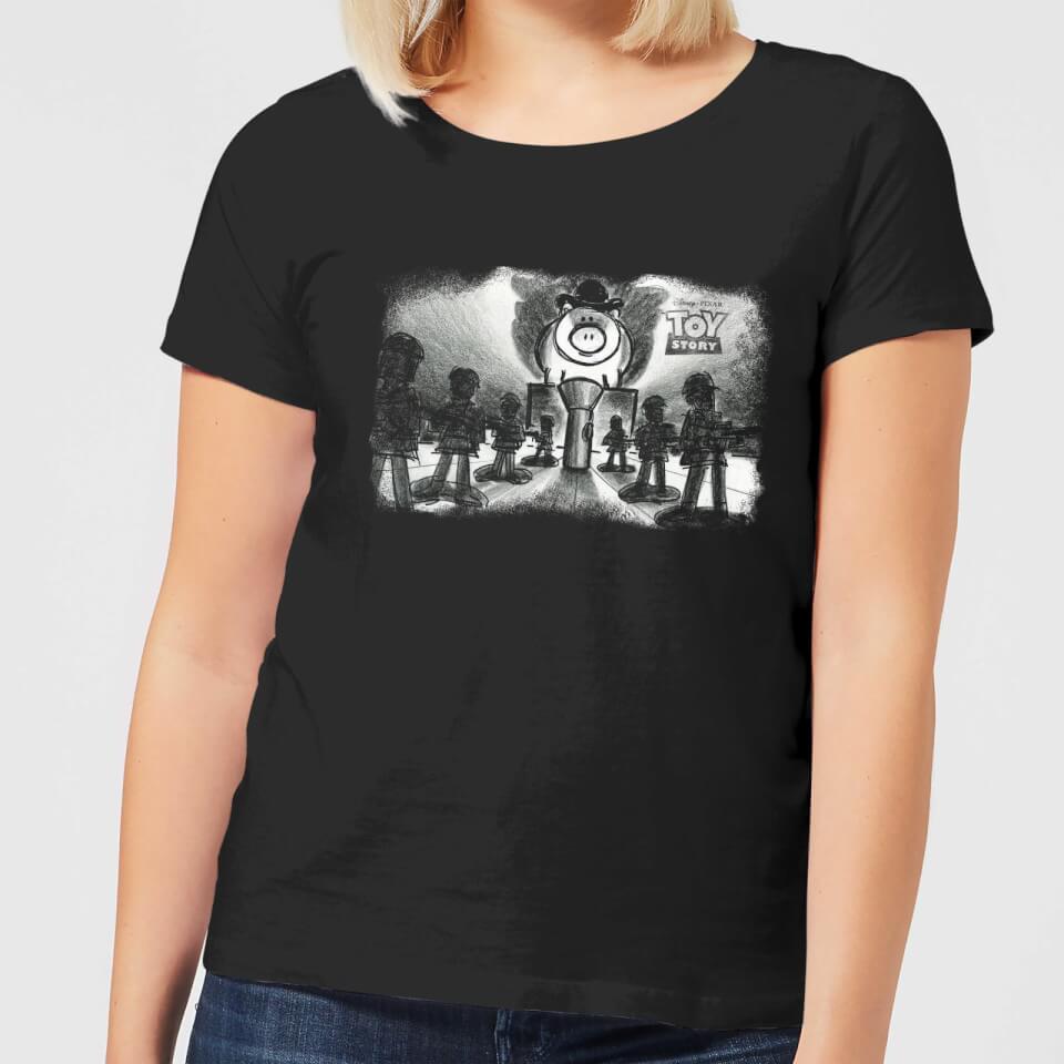 Toy Story Evil Dr Pork Chop Speech Women's T-Shirt - Black