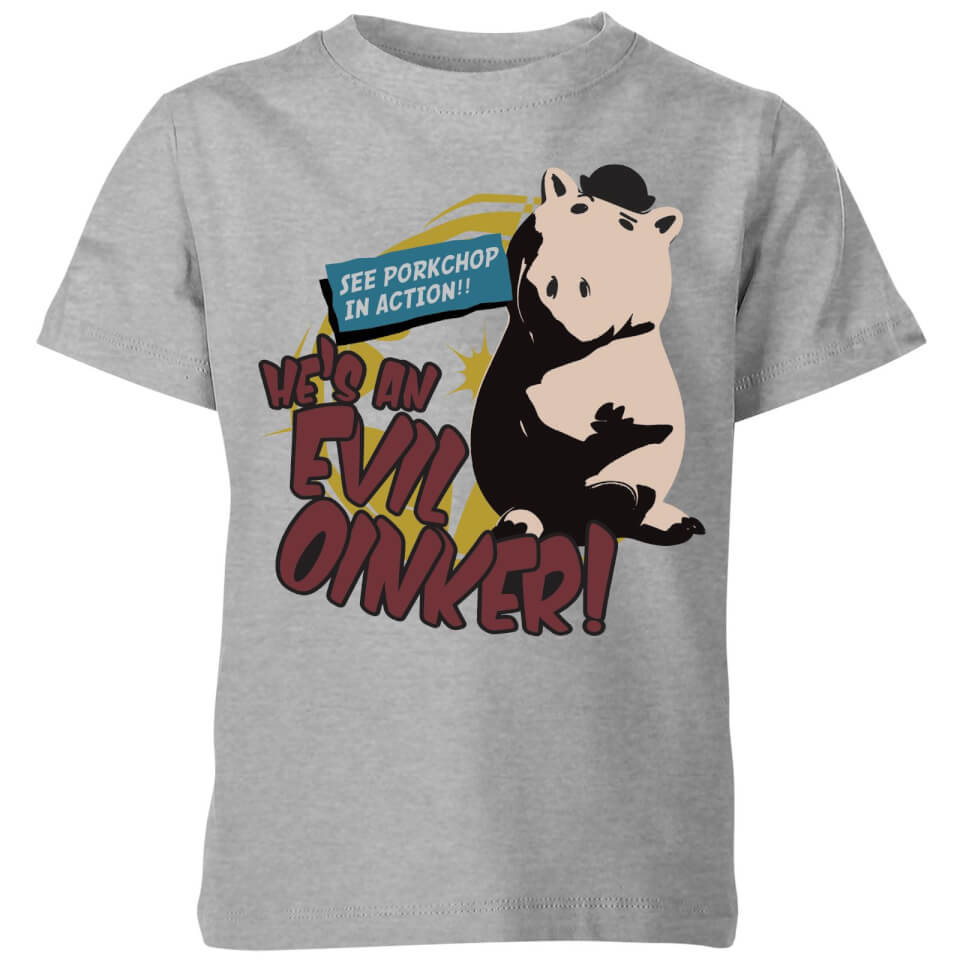 Toy Story Evil Oinker Kids' T-Shirt - Grey