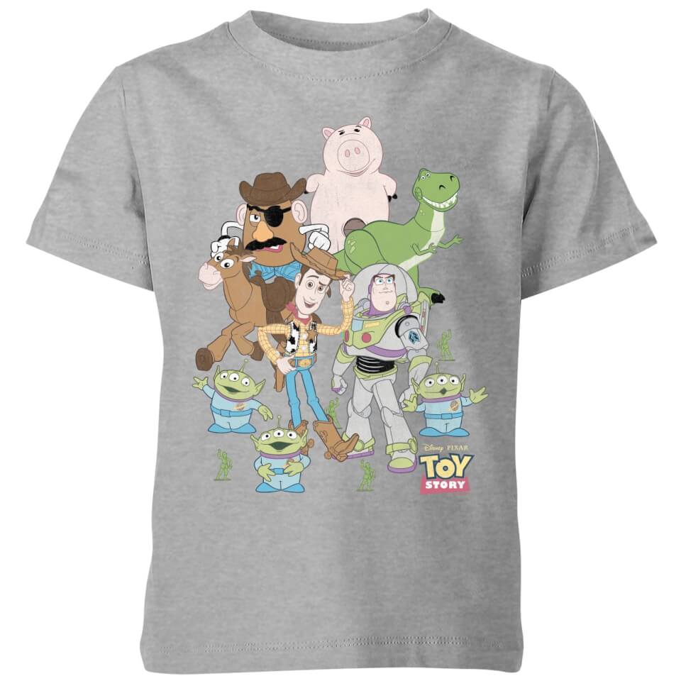 Toy Story Group Shot Kids' T-Shirt - Grey