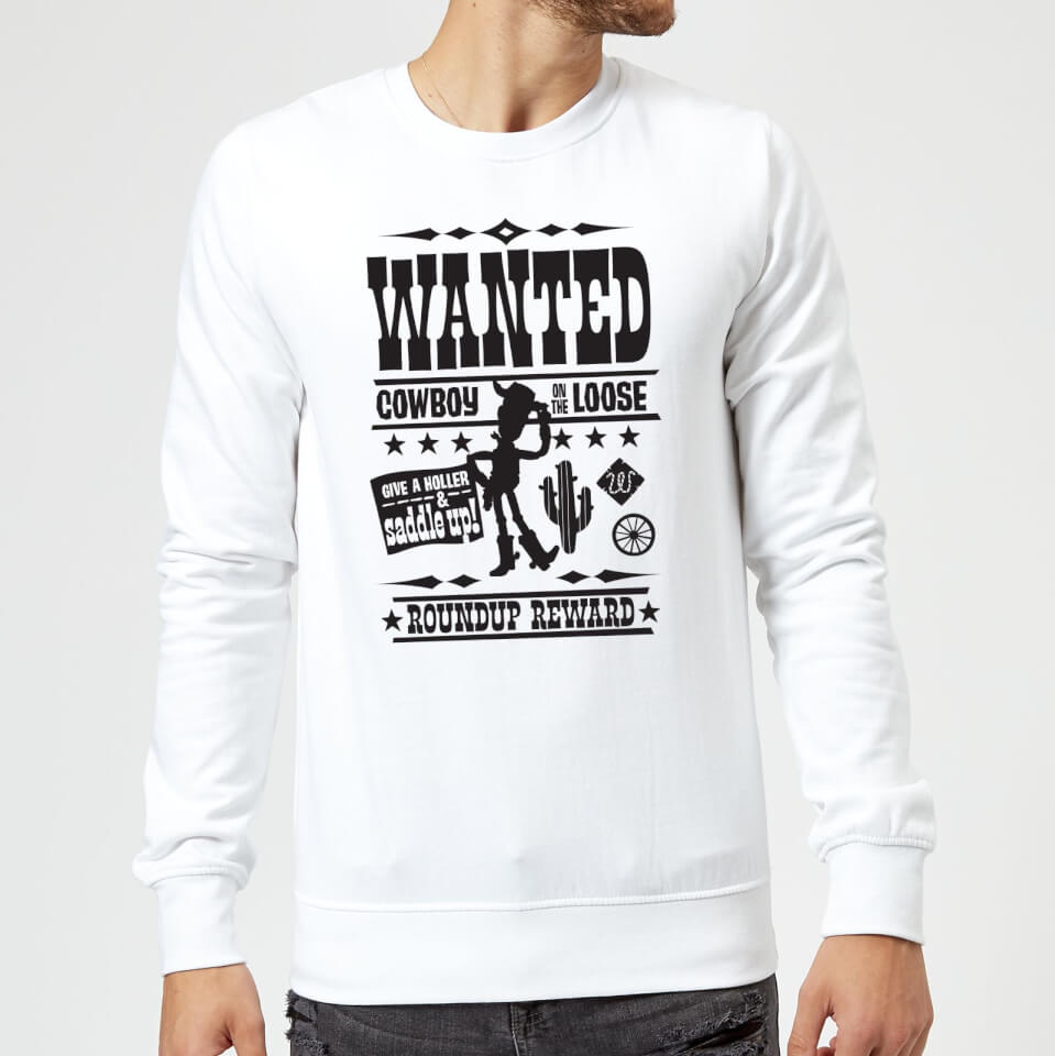Toy Story Wanted Poster Sweatshirt - White