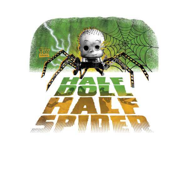 Toy Story Half Doll Half-Spider Women's Sweatshirt - White 0