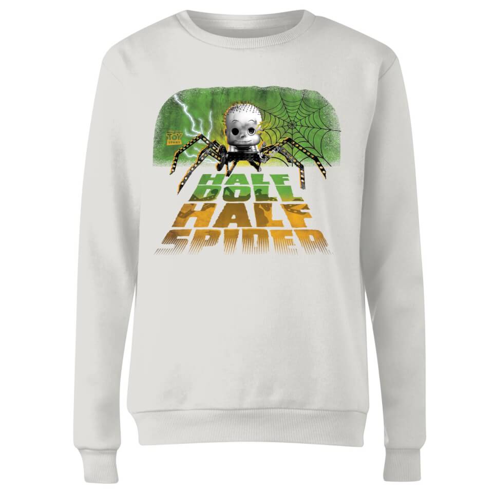 Toy Story Half Doll Half-Spider Women's Sweatshirt - White 2
