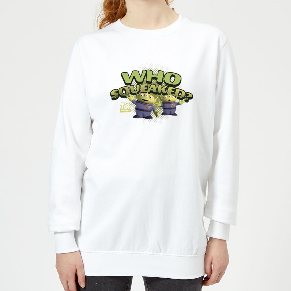 Toy Story Who Squeaked Women's Sweatshirt - White