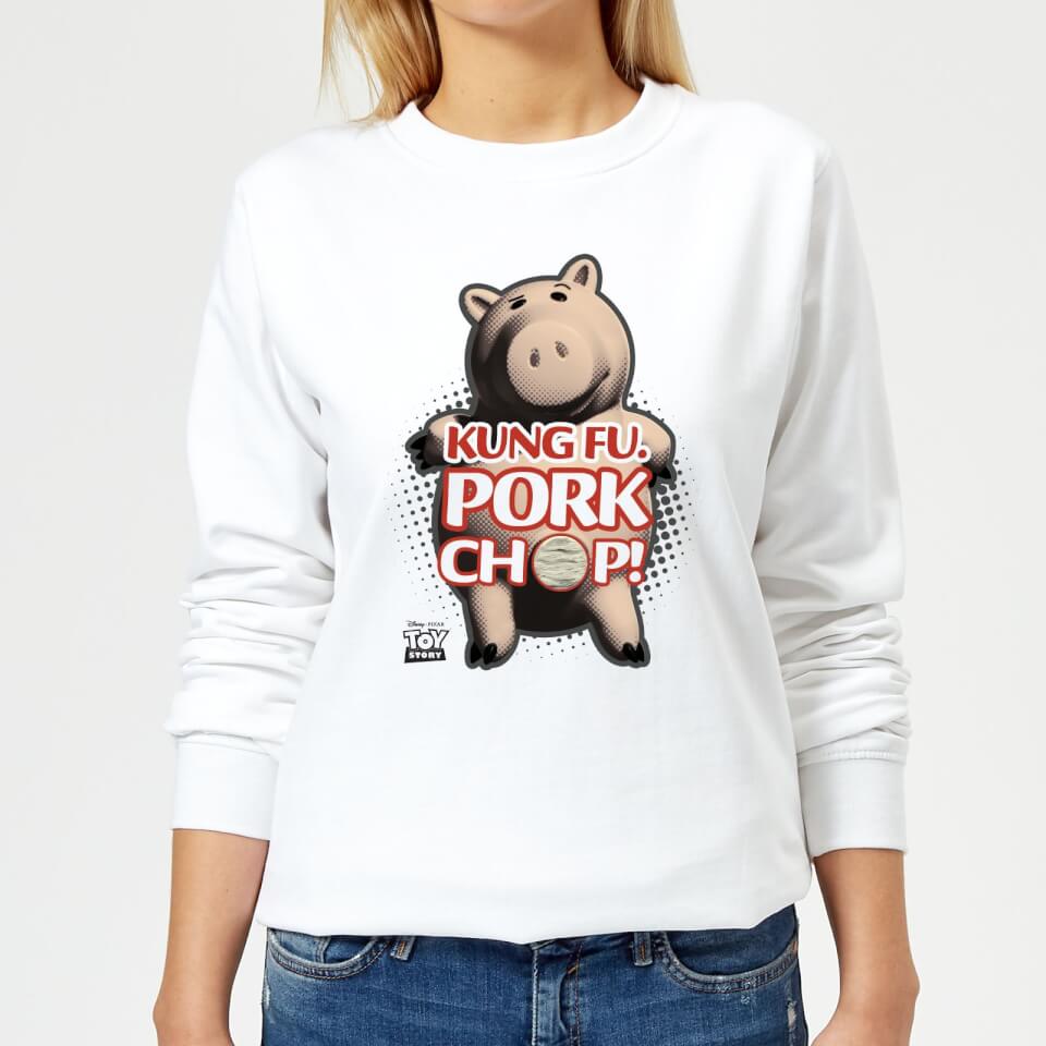 Toy Story Kung Fu Pork Chop Women's Sweatshirt - White