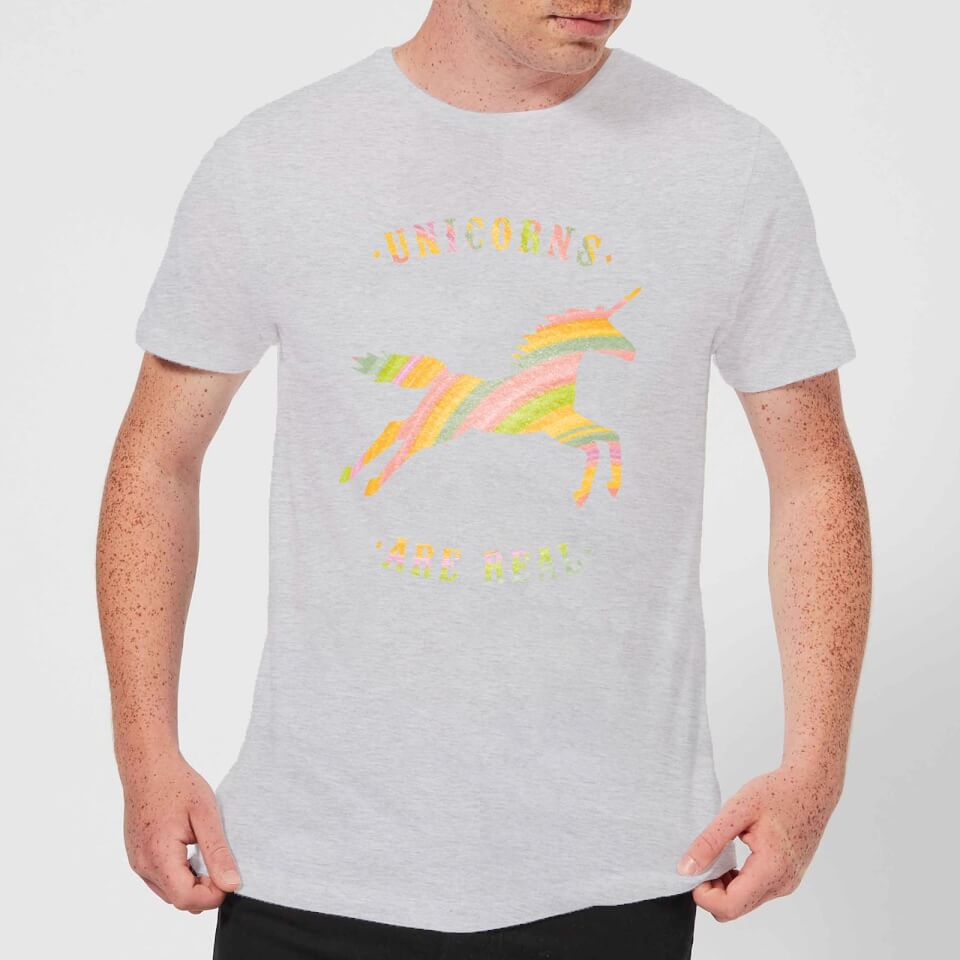 Florent Bodart Unicorns Are Real Men's T-Shirt - Grey