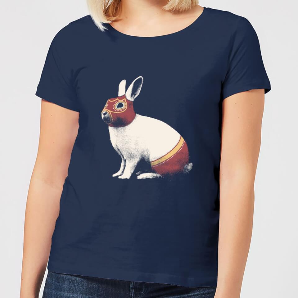 Florent Bodart Lapin Catcheur Women's T-Shirt - Navy
