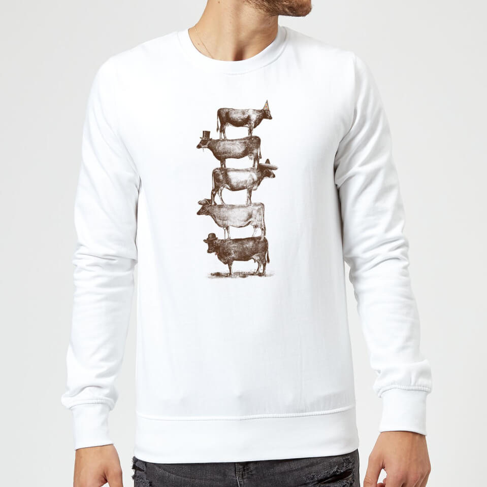 Florent Bodart Cow Cow Nuts Sweatshirt - White