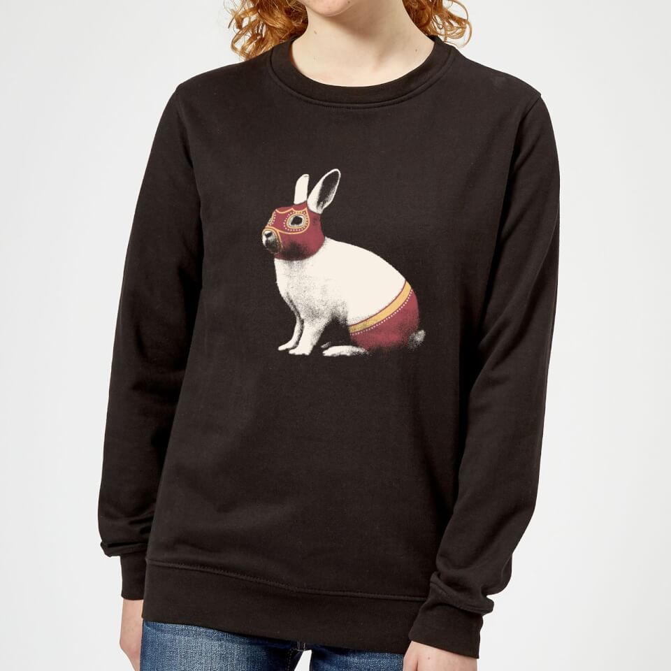 Florent Bodart Lapin Catcheur Women's Sweatshirt - Black