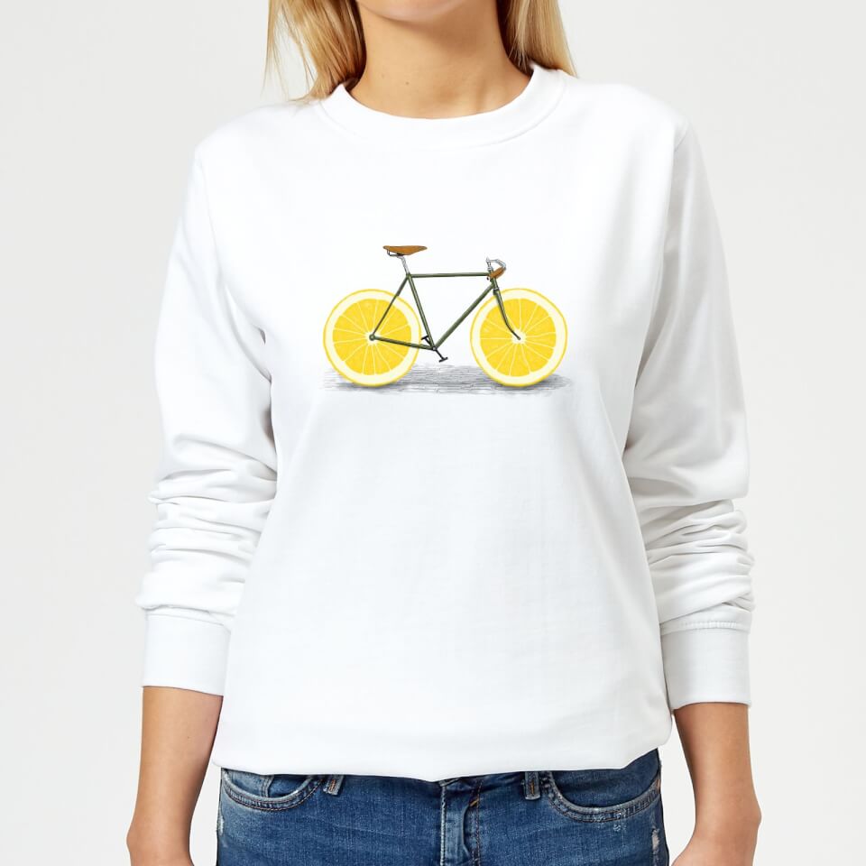 Florent Bodart Citrus Lemon Women's Sweatshirt - White