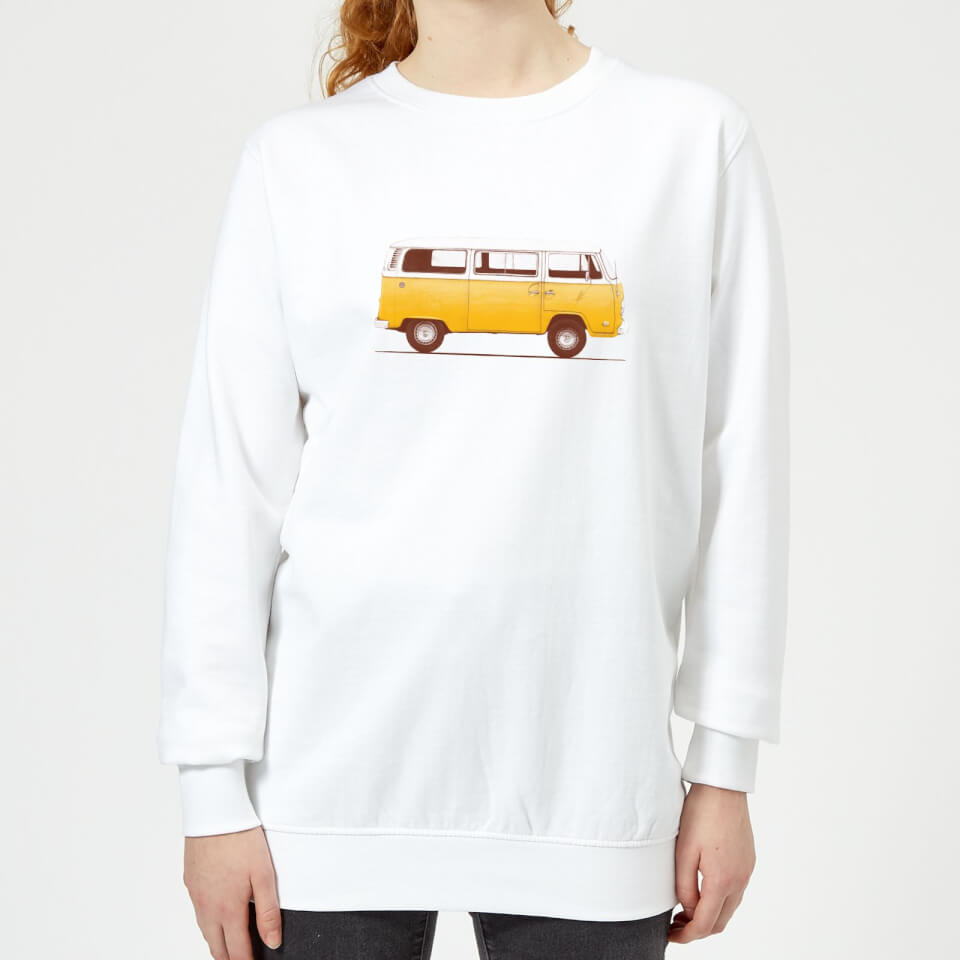 Florent Bodart Yellow Van Women's Sweatshirt - White