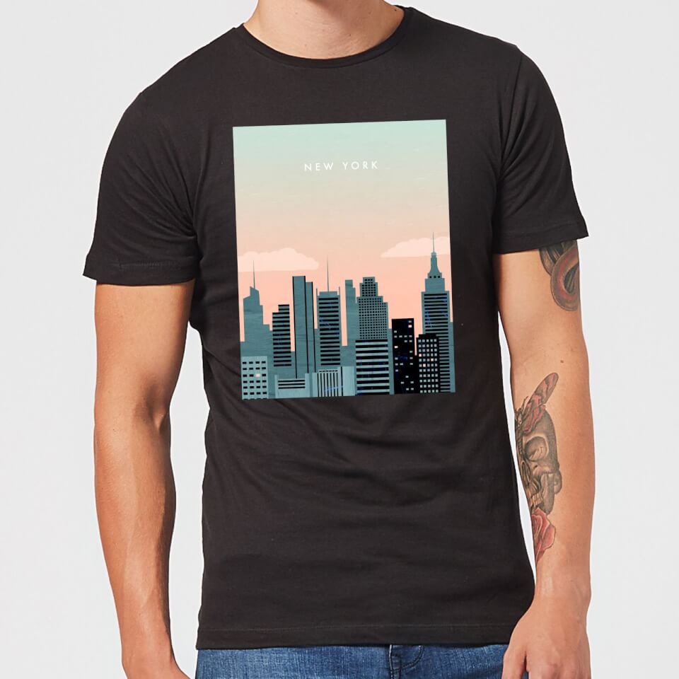 New York Men's T-Shirt - Black
