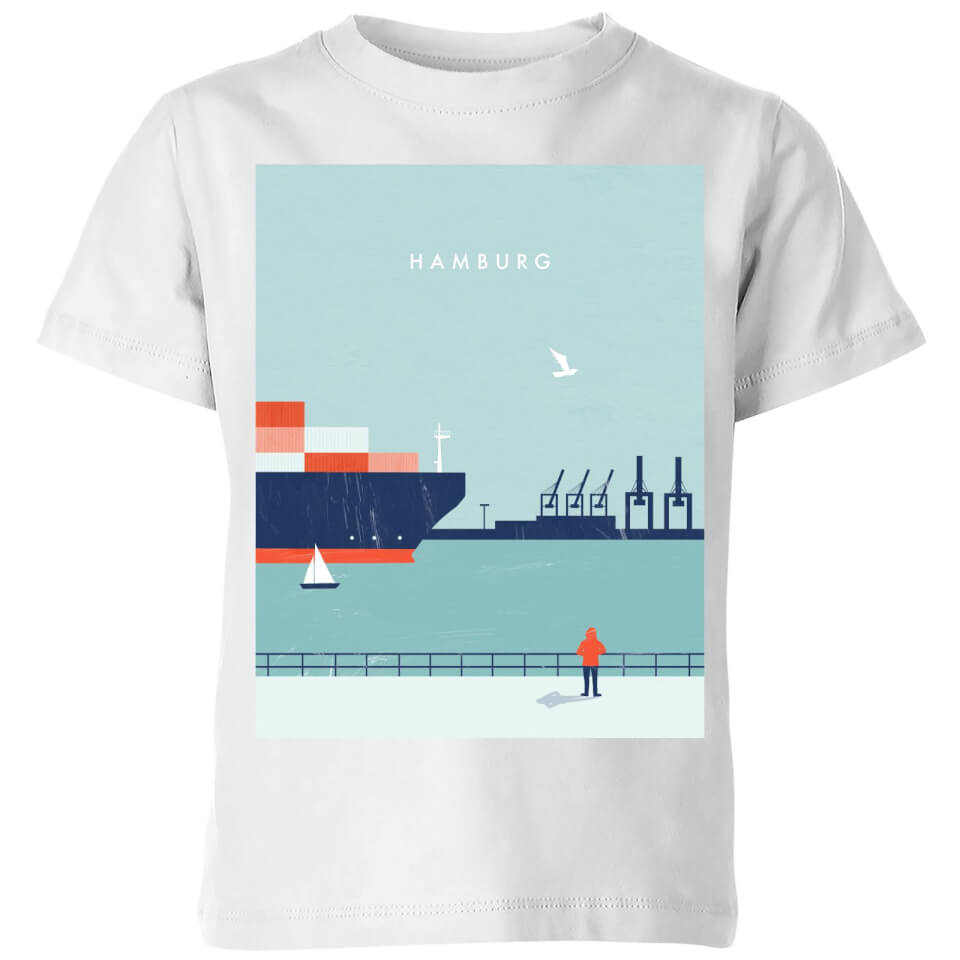 Hamburg Kids' T-Shirt - White