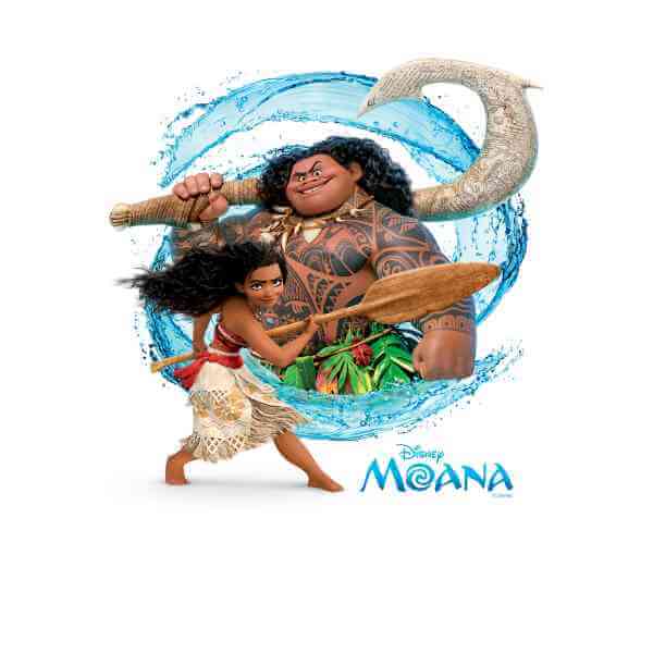 Disney Moana Wave Men's T-Shirt - White 0