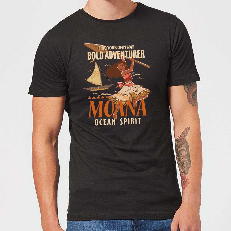 Disney Moana Find Your Own Way Men's T-Shirt - Black