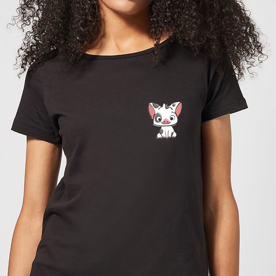 Moana Pua The Pig Women's T-Shirt - Black