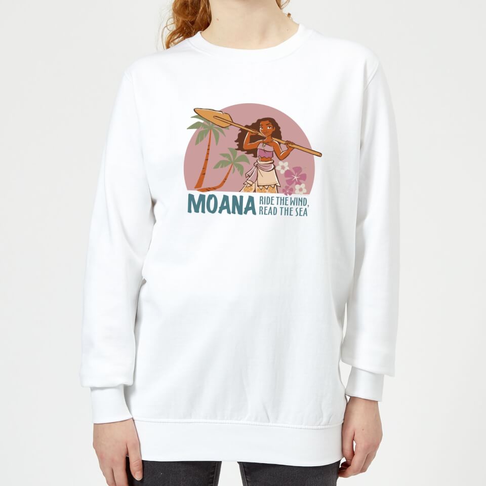 Moana Read The Sea Women's Sweatshirt - White