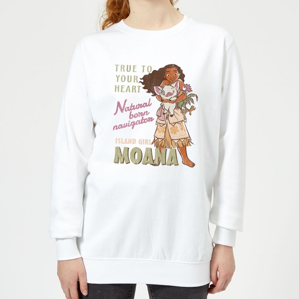 Moana Natural Born Navigator Women's Sweatshirt - White