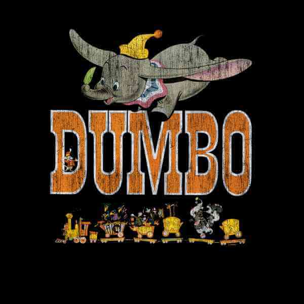 Disney Dumbo The One The Only Men's T-Shirt - Black 0