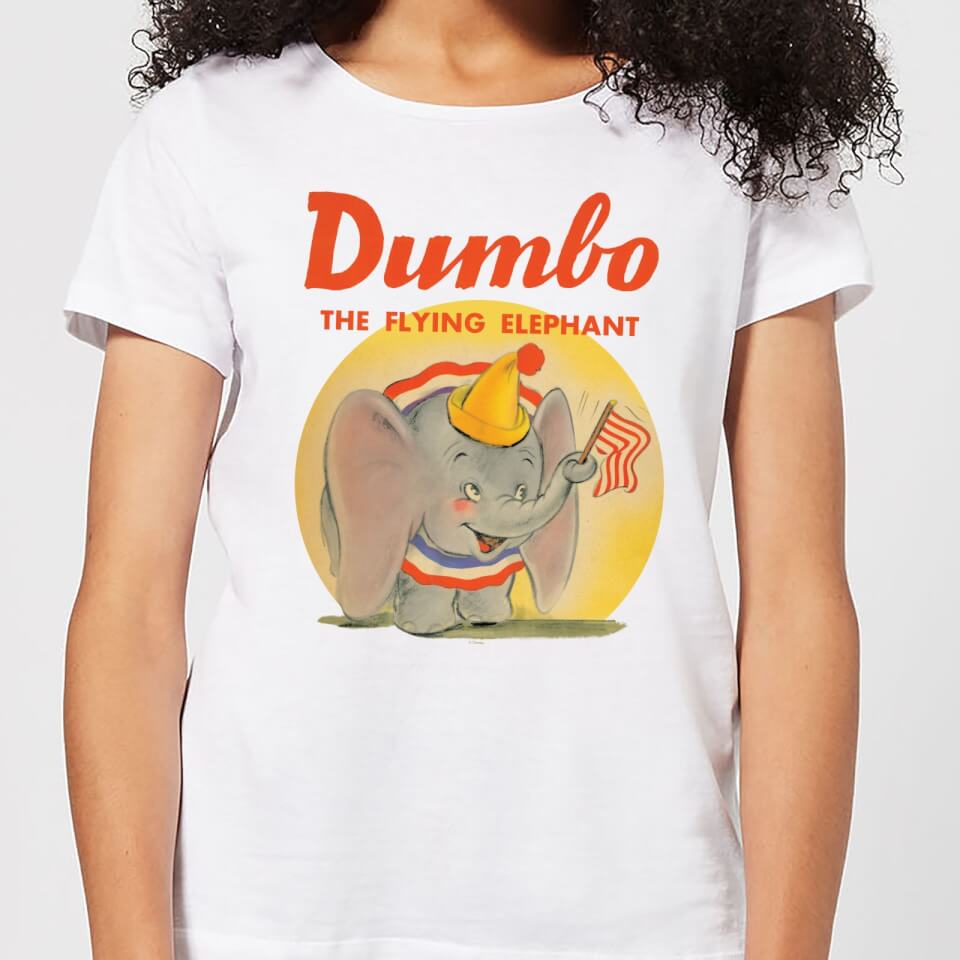 Dumbo Flying Elephant Women's T-Shirt - White