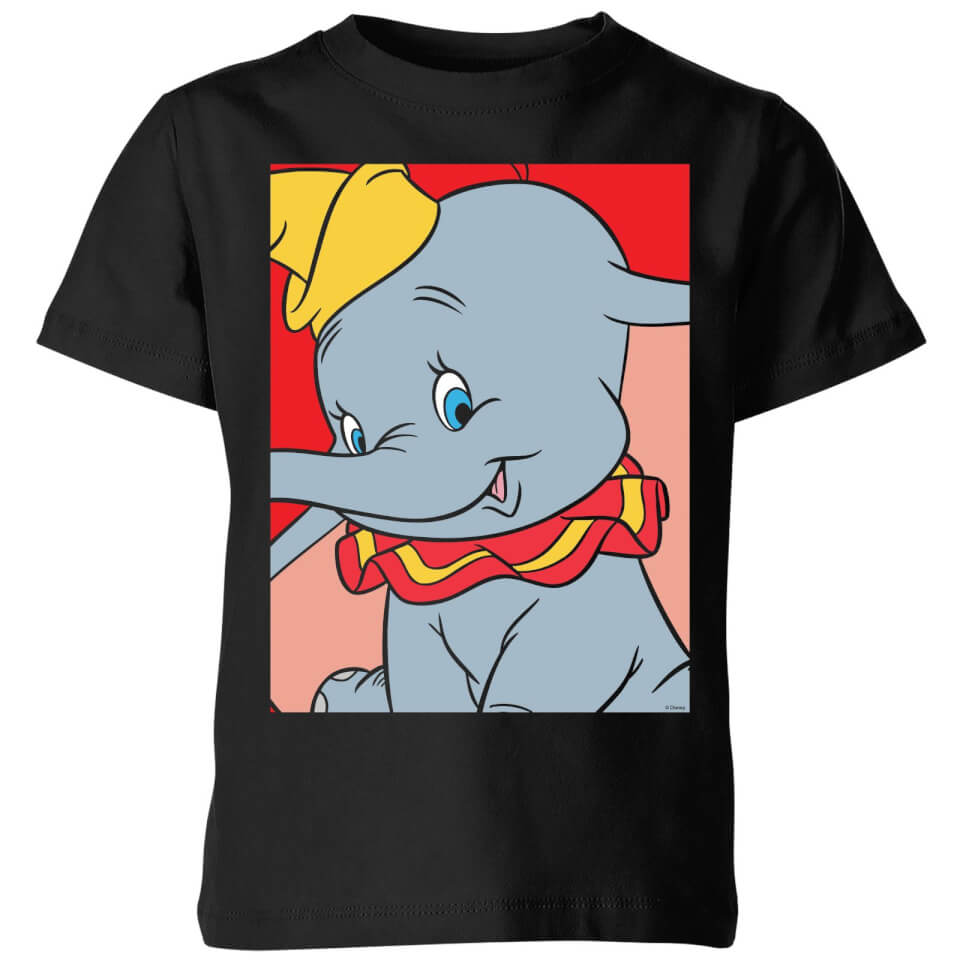 Dumbo Portrait Kids' T-Shirt - Black