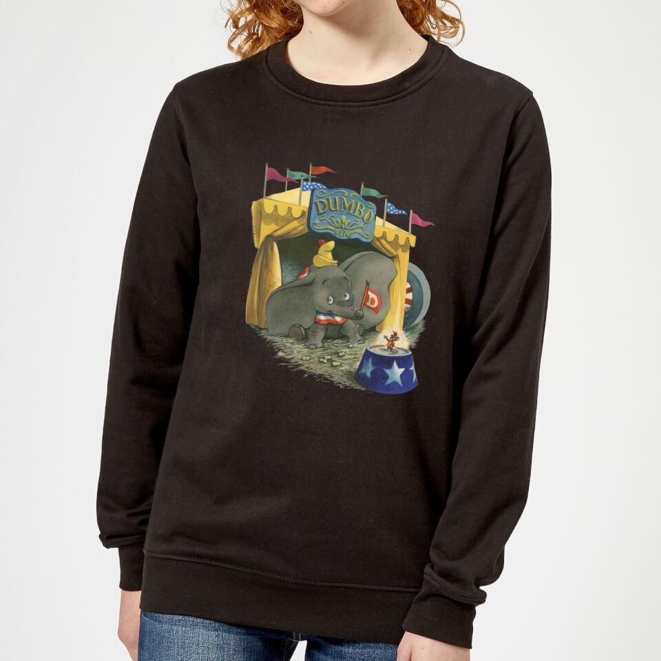 Dumbo Circus Women's Sweatshirt - Black