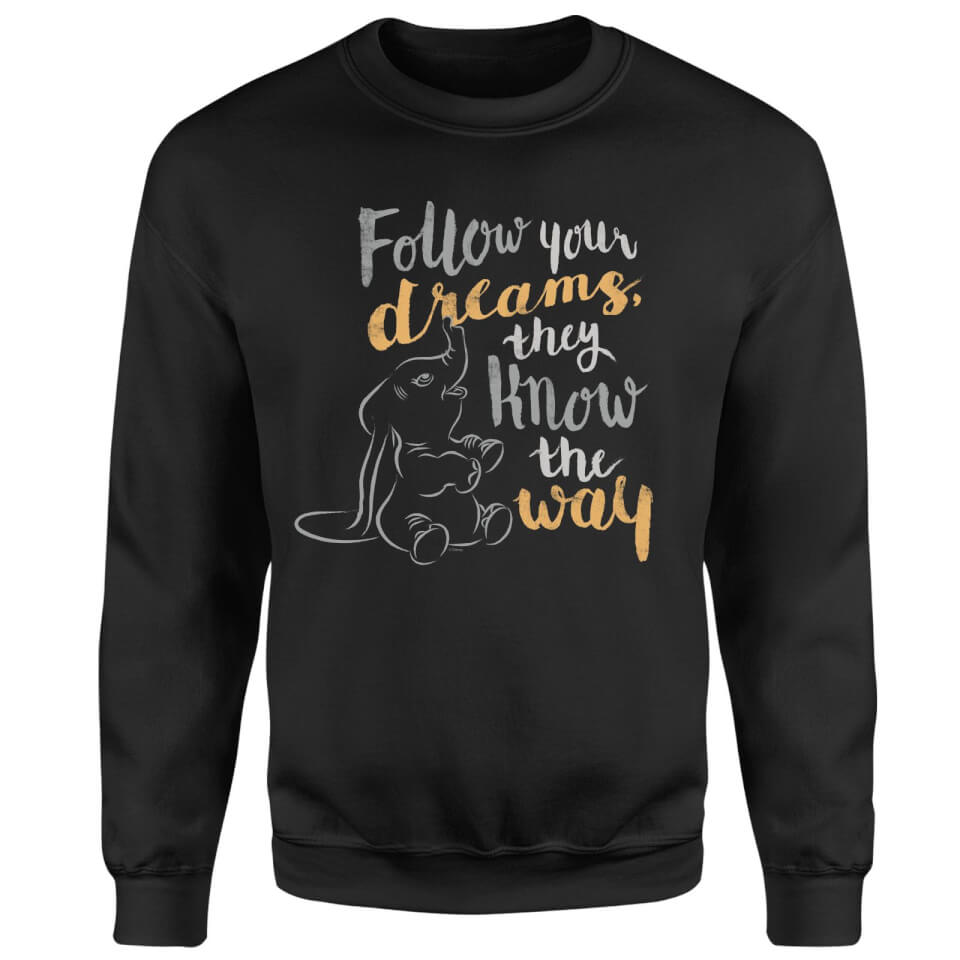Dumbo Follow Your Dreams Sweatshirt - Black 2