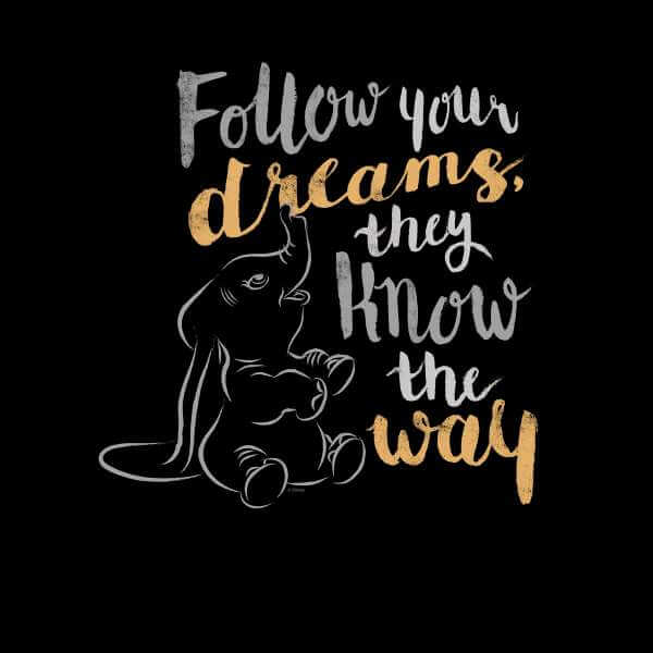 Dumbo Follow Your Dreams Sweatshirt - Black 0
