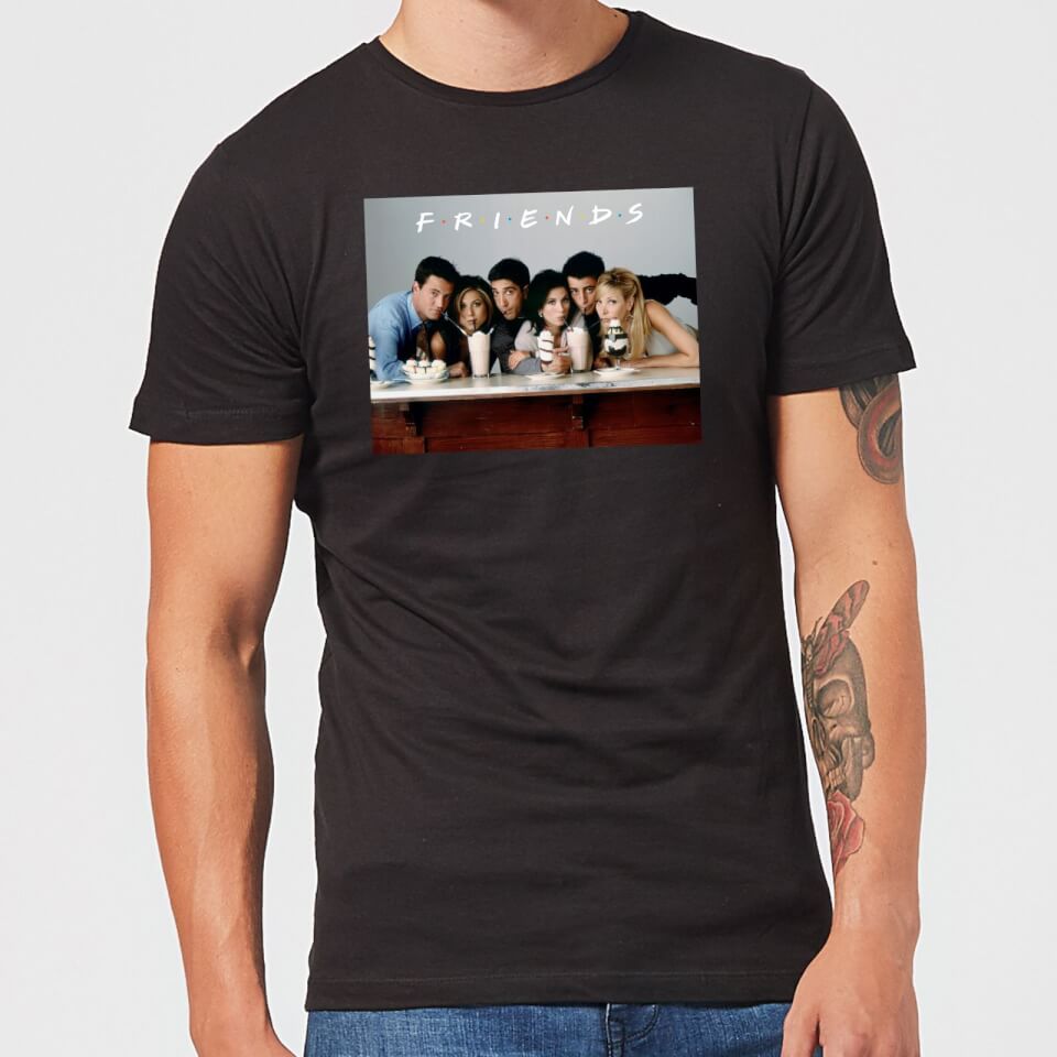 Friends Milkshake Men's T-Shirt - Black