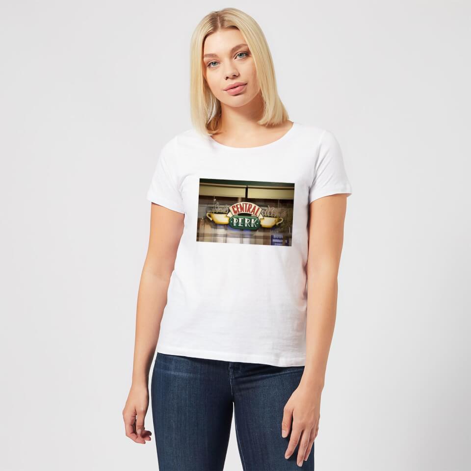 Friends Central Perk Coffee Sign Women's T-Shirt - White 1